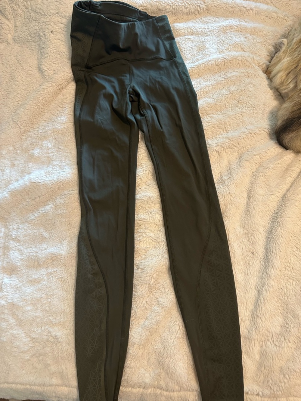 lululemon athletica Olive Green High-Waist Leggings